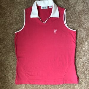 Ashworth Golf Sleeveless Top, Raspberry, Size S